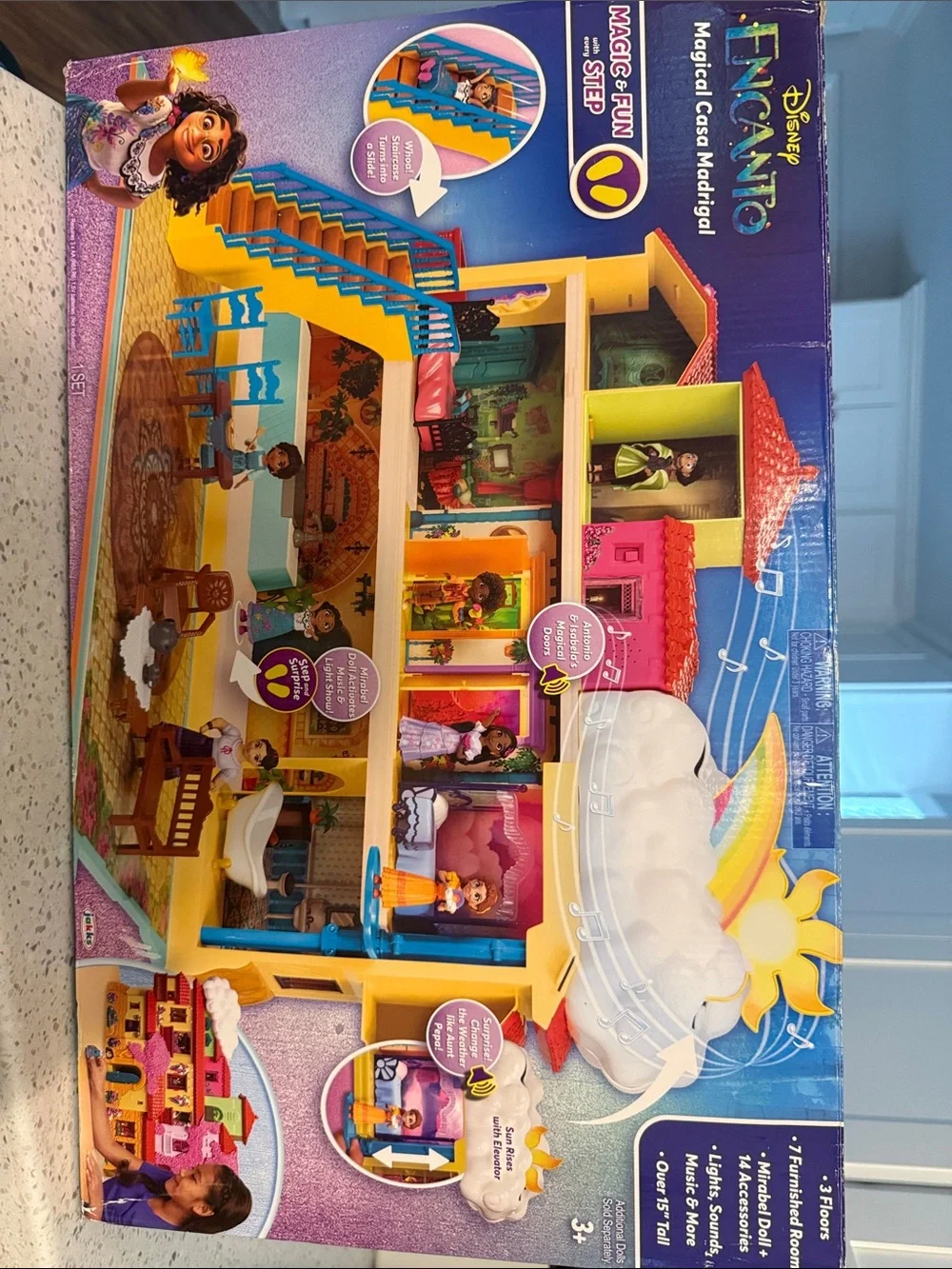 Disney Encanto Casa Madrigal Play Home - Yellow, Pink, Blue, Red